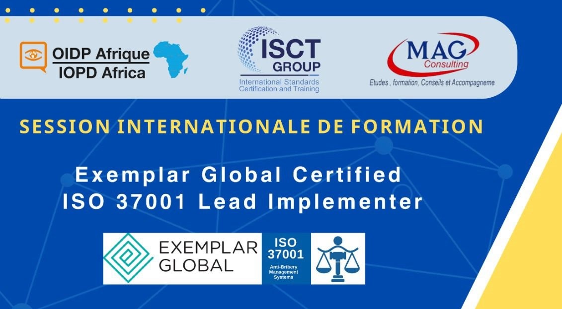LEAD IMPLEMENTER CERTIFIE ISO 37001